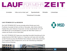 Tablet Screenshot of lauf-fuer-mehr-zeit.com